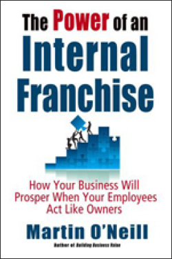 Book cover for The Power of an Internal Franchise by Martin O'Neill